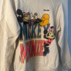 Vintage Mickey and Minnie Crew Neck